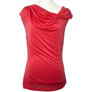 ▪️|EUC| LAUNDRY by SHELLI SEGAL Ruched Off Shoulder Short Sleeve Blouse